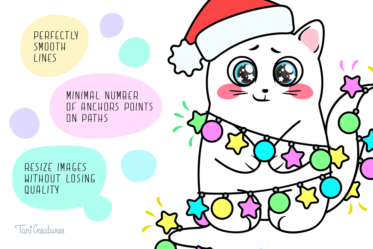 Cat Holidays Clipart Collection, an Illustration by TaniCreatures (Photo 3 of 10)
