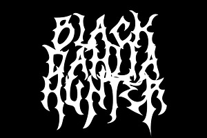 Zamruds Black Metal Font