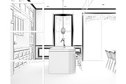 Contemporary Living - Tricorn Black, an Architecture 3D Model by 3DCargo (Thumbnail 9 of 12)