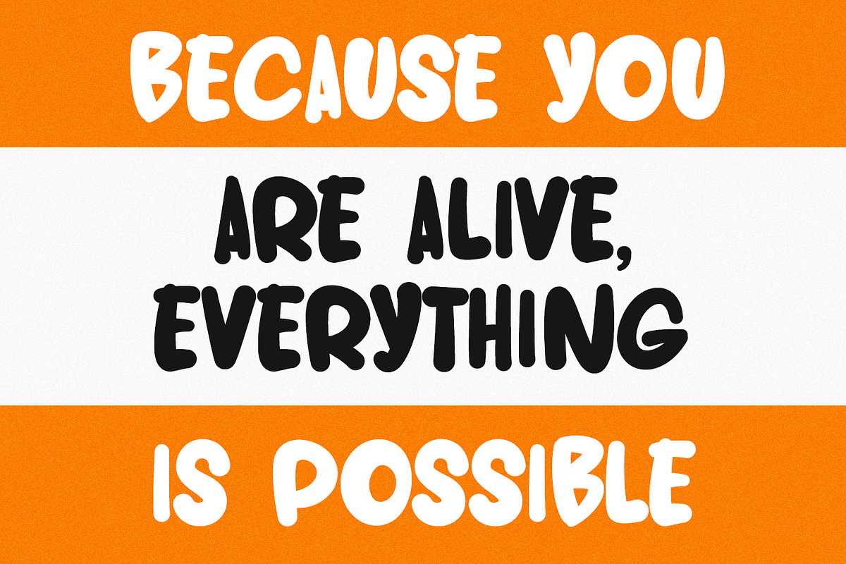 Uraro Carrot Lovely Cheerful Display, a Handwritten Font by Maulana Creative (Photo 7 of 7)