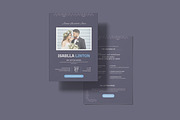 Funeral Program Template Obituary, an Invitation Template by Creatiya Type (Thumbnail 5 of 6)