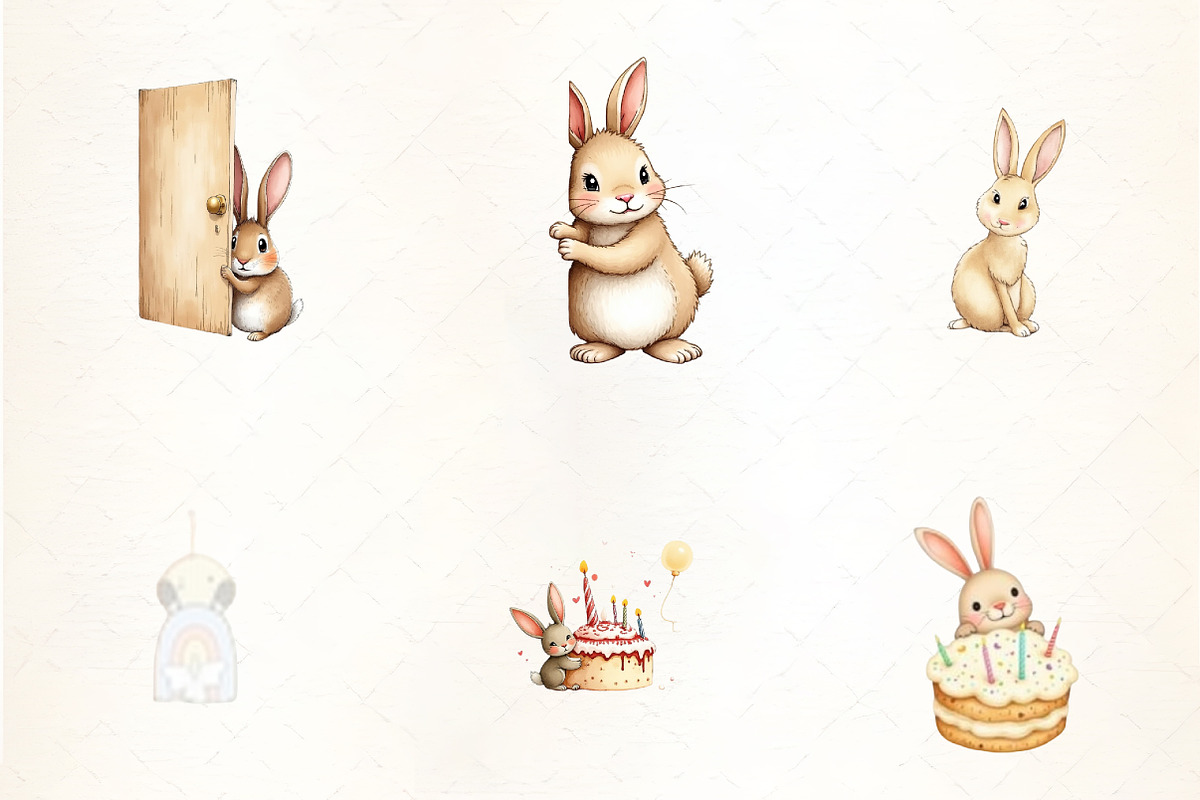 Bunny Peeking Around Corner, an Illustration by CrexoraLab (Photo 5 of 5)
