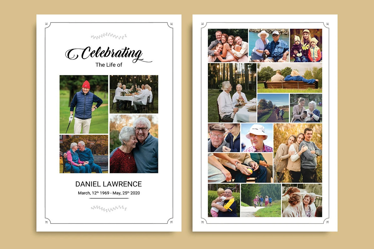 Funeral Welcome Sign, a Flyer Template by retrographix (Photo 2 of 4)