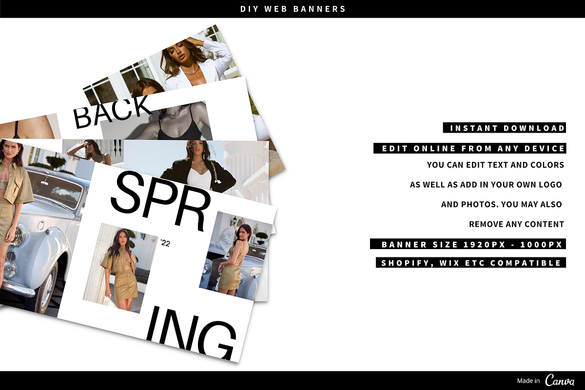 Canva Web Banner Kit, a Shopify Template by VVC Studio (Photo 7 of 9)
