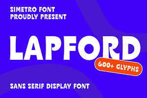 Lapford - Sans Serif Font Display