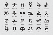 Alchemy Symbols Pack, an Object Graphic by Over Under (Thumbnail 4 of 7)