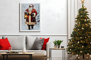 Black Santa Claus in Winter Art, a Holiday Photo by PrintablesByFranklyn (Thumbnail 6 of 7)