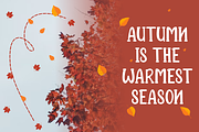 Autumn Orange, a Handwritten Font by QR Design Studio (Thumbnail 6 of 9)