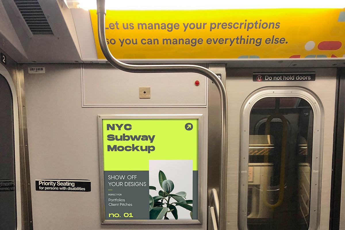 NYC Subway Mockup Bundle, an Advertising Mockup by NYC Billboard Mockups (Photo 21 of 21)