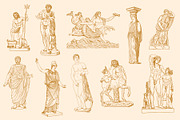 Pantheon - Greek & Roman Mythology, an Illustration by Graphic Goods (Thumbnail 14 of 15)