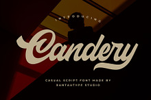 Candery Casual Script Font