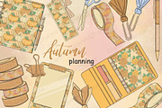 Autumn Planning Collection, a Seasonal Illustration by GlamArtZhanna (Thumbnail 2 of 3)