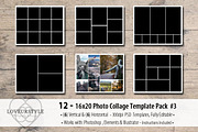 16x20 Photo Template Pack 3, a Marketing Template by Loveurstyle Designs (Thumbnail 1 of 3)
