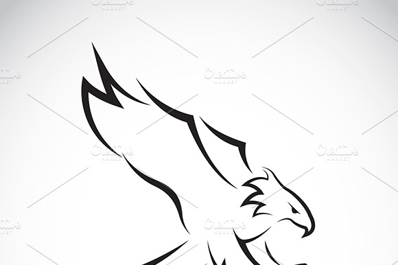 Vector Of An Eagle Design. Birds.
