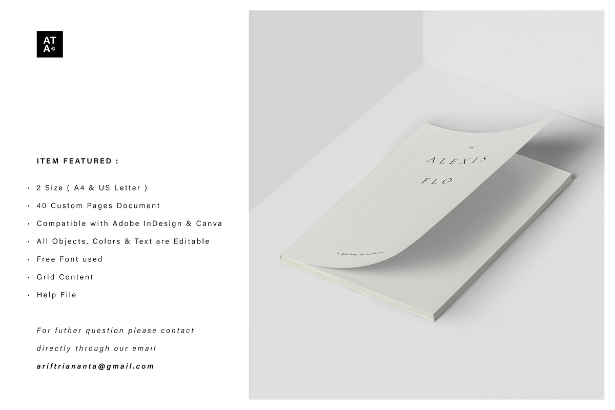 ALEXIS Editorial Lookbook, a Magazine Template by Arif Tri Ananta (Photo 13 of 14)