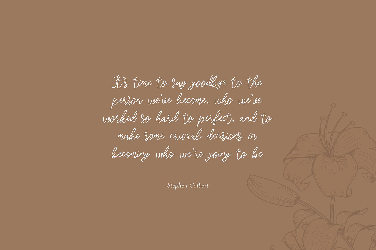 Gilkey - Elegant Script, a Script Font by Craft Supply Co. (Photo 3 of 9)