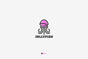 Jellyfish Logo Template, a Branding & Logo Template by Snitovets (Thumbnail 1 of 3)