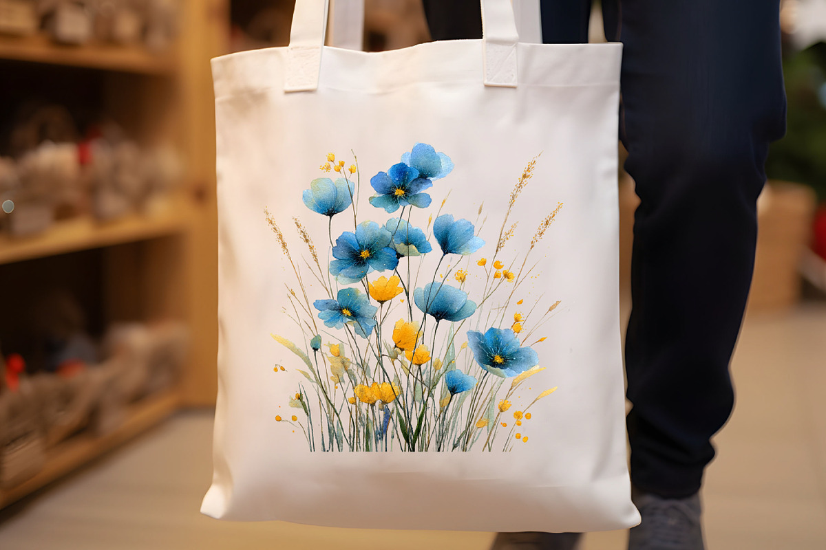 Meadow wildflowers Clipart, an Illustration by Designworld (Photo 5 of 8)