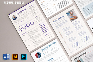 1000 Word Resume Bundle Template