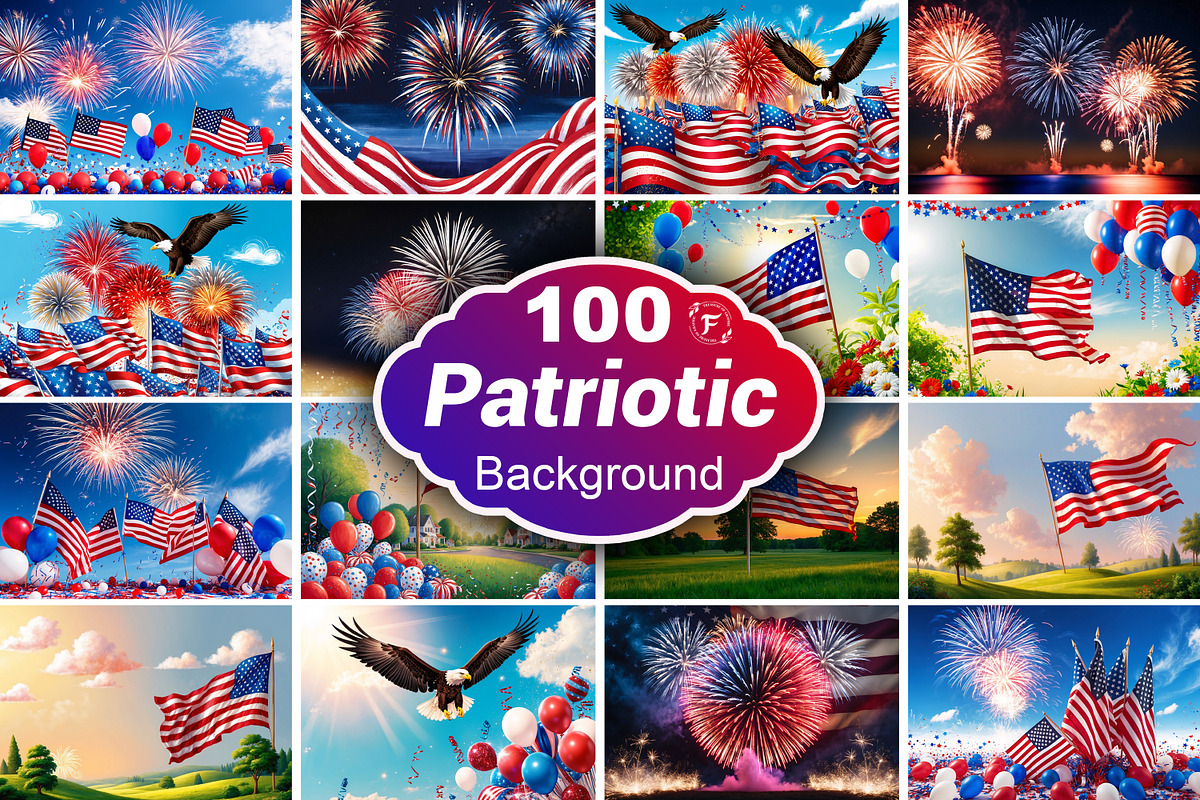 Patriotic Celebrations Wallpaper, a Background Graphic by Forhadx5 (Photo 1 of 9)