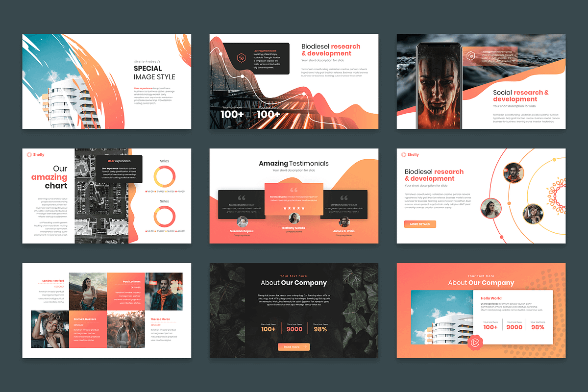 Shelly Powerpoint Template, a Presentation Template by Reshapely (Photo 4 of 14)