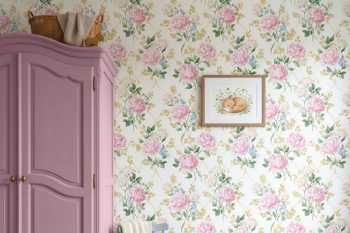 Nursery Wallpaper Mockup PSD, a Household Mockup by 1001 mockups (Photo 12 of 12)