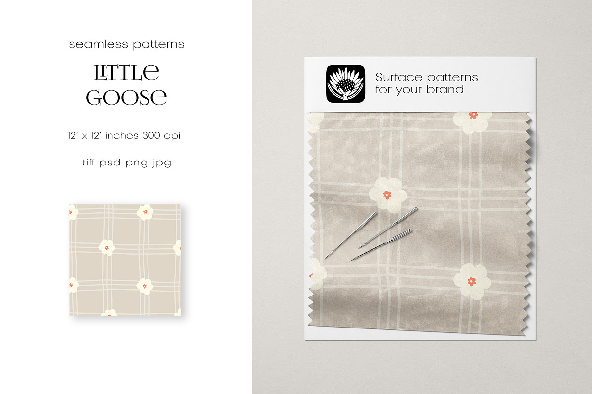 Little Goose – Pattern Collection, a Pattern Graphic by PROTEA Watercolor Studio (Photo 5 of 6)