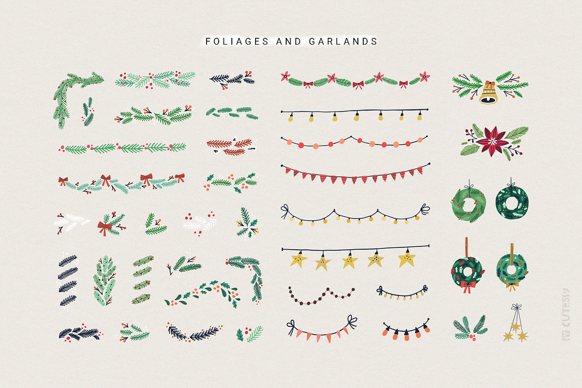 Christmas House Creator | svg png ai, a Seasonal Illustration by Olia (Photo 9 of 28)
