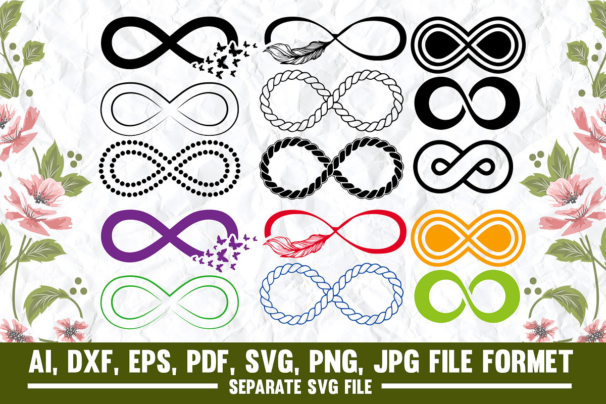 Infinity Sign SVG, Endless Loop Vector, Eternal Symbol