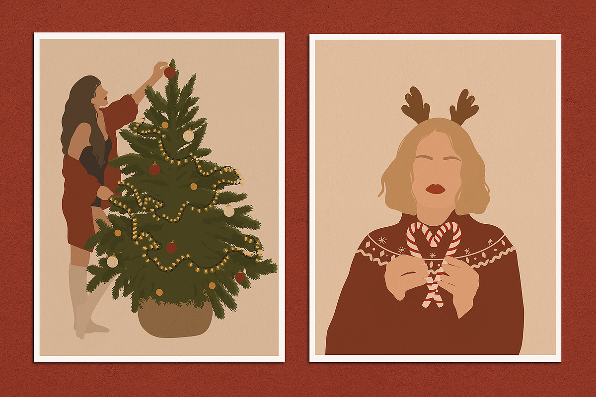 Christmas Story Abstract Art, a Decorative Illustration by Miracles Everywhere (Photo 3 of 9)