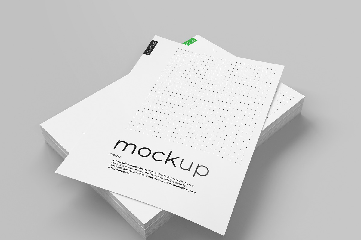 Flyer / CV Mockup Bundle, a Mockup by KIPET (Photo 19 of 32)