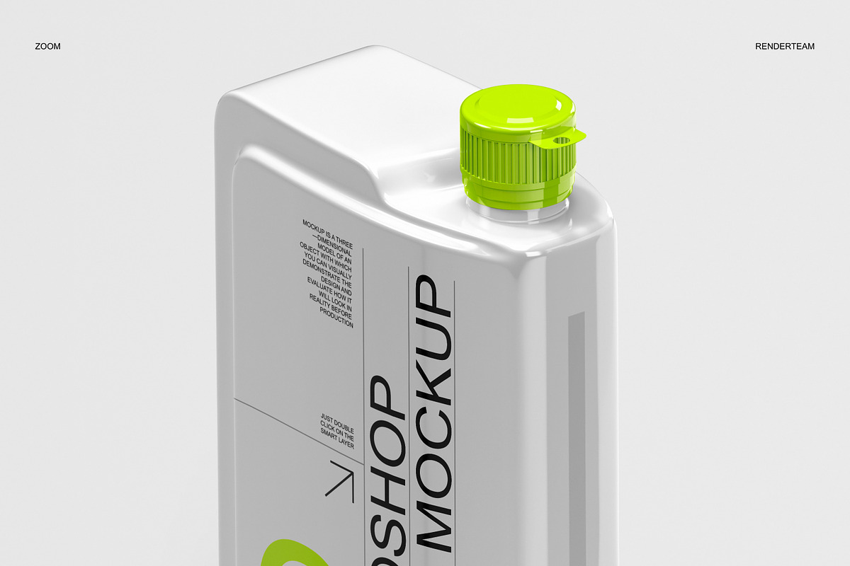 Engine Oil Bottle Mockup Set, a Cups & Container Mockup by Renderteam (Photo 6 of 8)