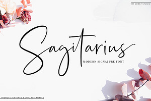 Sagitarius Signature Font