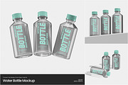 Water Bottle Mockup, a Merchandise Mockup by Permadi Creative (Thumbnail 1 of 5)