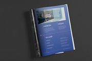 Gradient Minimalist Company Profile, a Brochure Template by Neermana (Thumbnail 3 of 12)