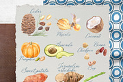 Superfood Menu Watercolor Creator, a Food Illustration by Cat In Colour (Thumbnail 4 of 10)