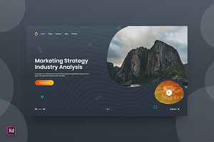 Hero Header Landing Page Template