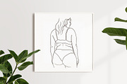 Body Positive Line Art Collection, a Healthcare Illustration by mejorana (Thumbnail 9 of 10)