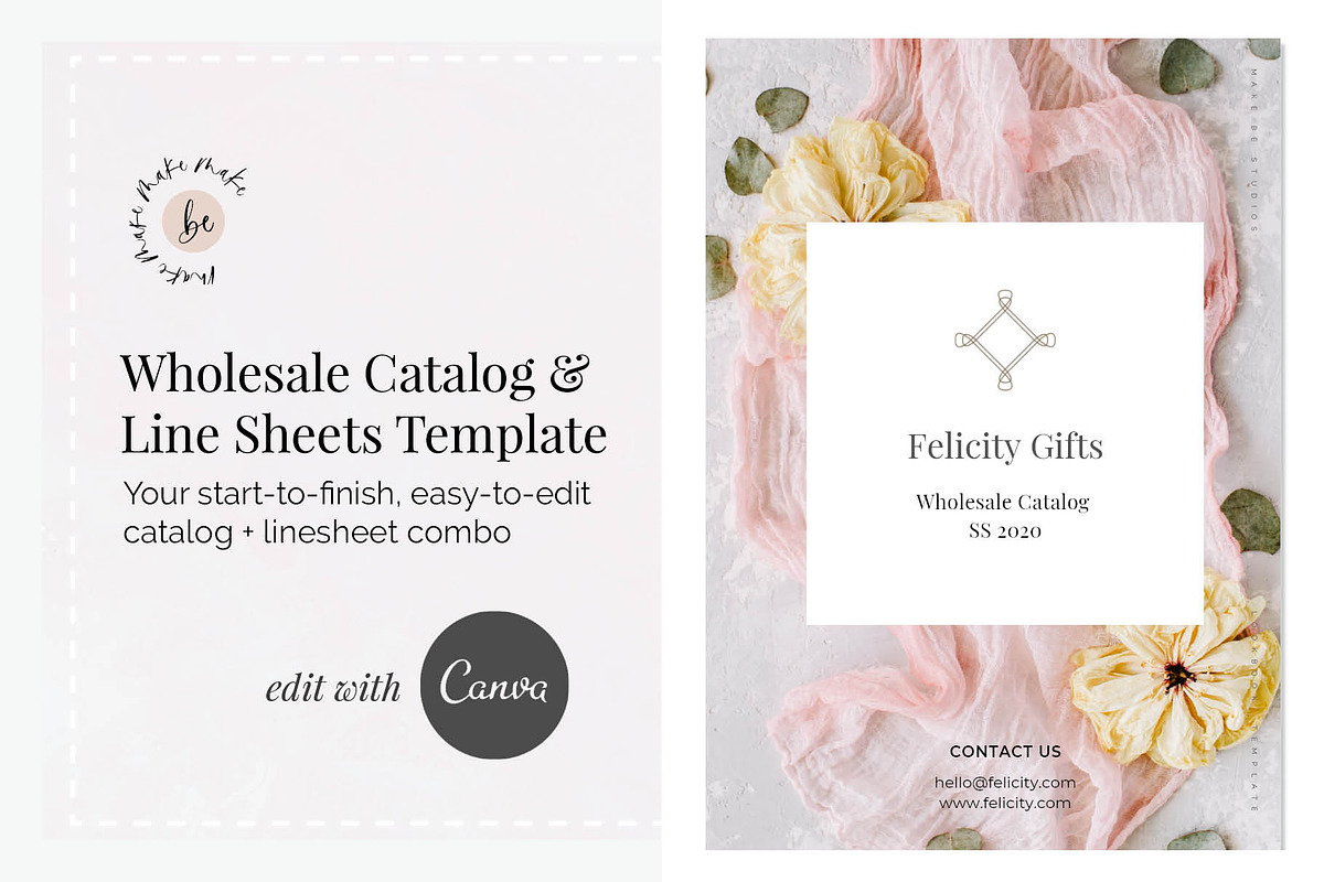 Felicity Wholesale Catalog, a Magazine Template by Creative Day (Photo 1 of 7)