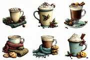 Christmas Hot Cocoa Clipart, a Seasonal Illustration by Designworld (Thumbnail 2 of 11)