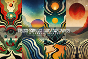 Psychedelic Dreamscapes, a Decorative Illustration by Digital Art Creations (Thumbnail 2 of 9)