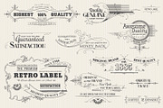 150 Vintage Vector Elements. Vol3., a Decorative Illustration by Anna Studio (Thumbnail 4 of 5)