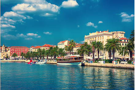 View to Split embankment, an Architecture Photo by Nature and travel