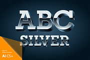 3D chrome vector alphabet, an Object Graphic by popskraft (Thumbnail 1 of 10)