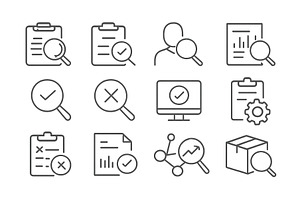 Collection of vector illustrations, a Finance Illustration by ZinetroN