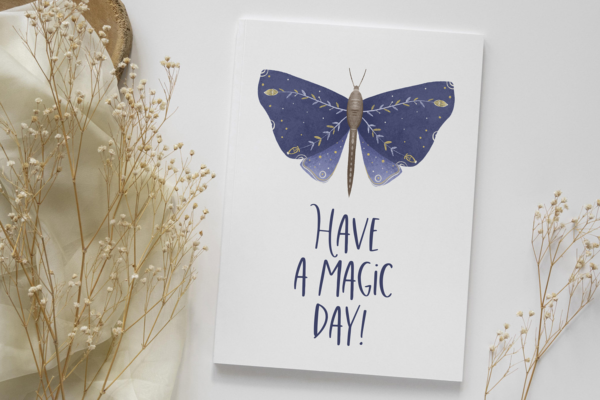 Hand-drawn Butterfly & Moon Moth, an Animal Illustration by the_myro (Photo 4 of 5)
