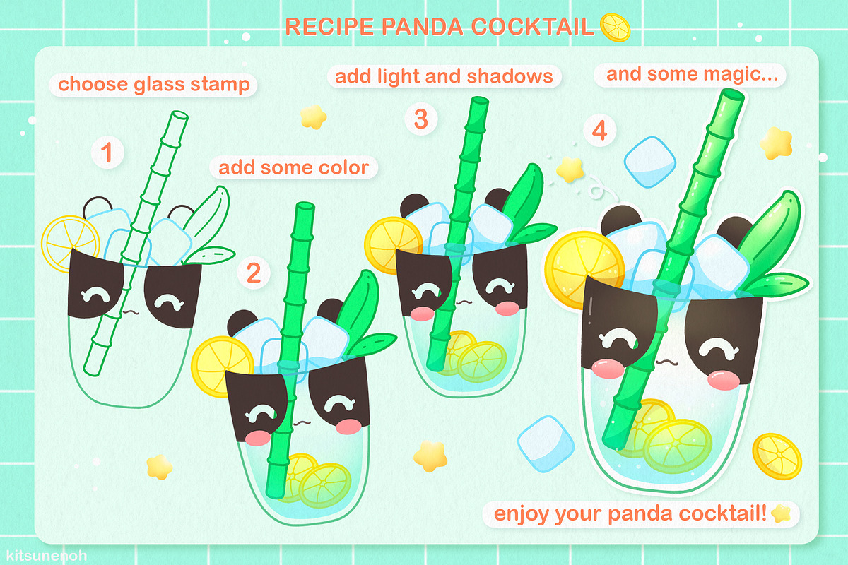 Procreate Bundle Brushes Panda, a Brush Add-On by InkPrintsTattoo (Photo 8 of 12)