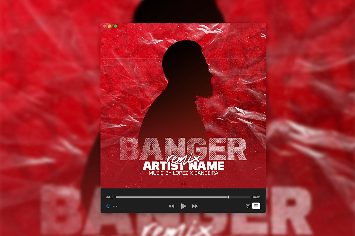 Artist Cover Music, a Social Media Template by lawless graphic (Photo 3 of 3)
