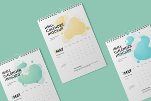 Wall Calendar Mockup