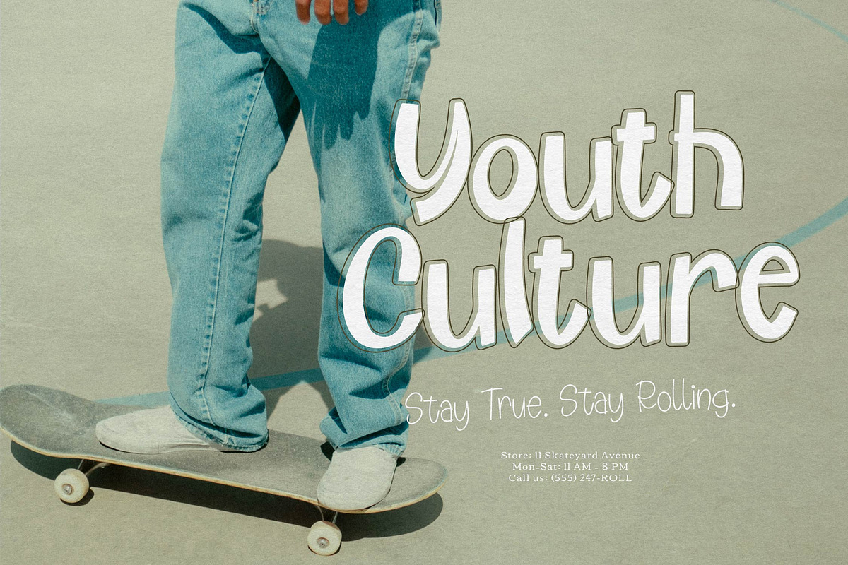 Stand Rolling Hand Drawn Light Style, a Handwritten Font by gracetype_studio (Photo 4 of 12)